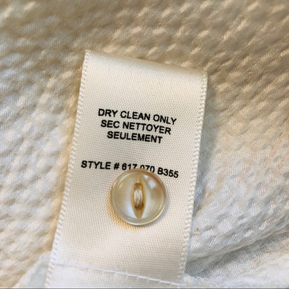 Rebecca Taylor Ivory Silk Blouse NWOT Shoulder Ruffels - Picture 6 of 6